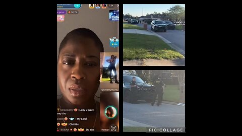 HOLLY SHOWS UP TO CITIZEN HOUSE FOR HER 30K & POLICE SHOWS UP! BIGO LIVE