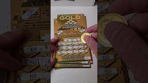 Kentucky GOLD Scratch Off Lottery Tickets! #lotterytickets