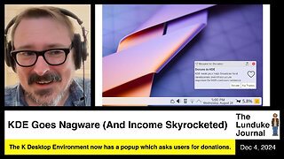 KDE Goes Nagware (And Income Skyrocketed)