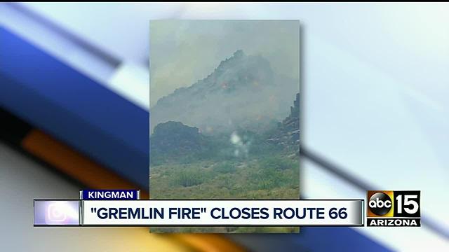‘Gremlin Fire’ sparks near Kingman