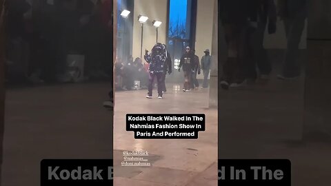 Kodak Black Does It All At Nahmias Fashion Show 23