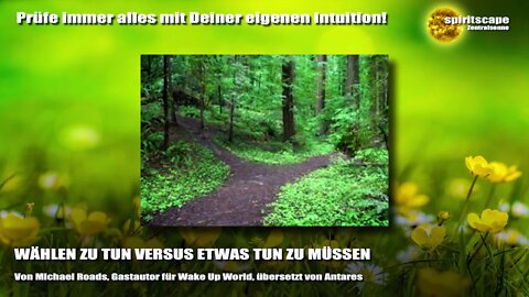 WÄHLEN ZU TUN VERSUS ETWAS TUN ZU MÜSSEN