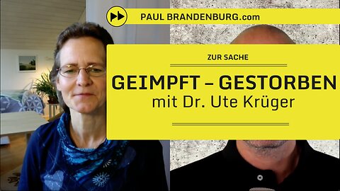 "Geimpft – gestorben" – mit Dr. Ute Krüger (Teil 1 von 2)