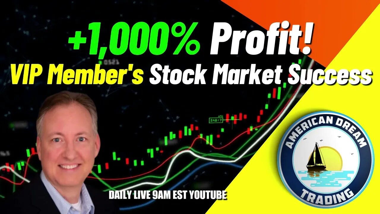 VIP Member's Day Trading Journey - +1,000% Profit Revealed