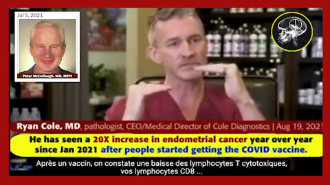 Le Vaccin "génique" anti-covid provoque l'immunodéficience et des cancers... Vus par Dr R. Cole et le Dr.P. McCullough (Hd 1080))