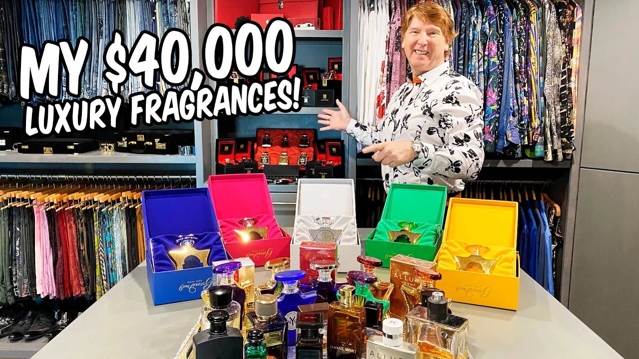 MY CRAZY $40,000 LUXURY FRAGRANCE COLLECTION!