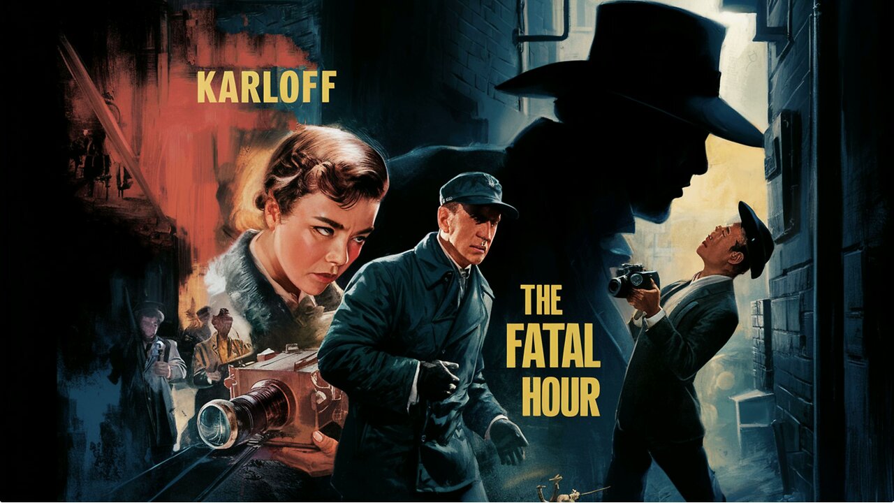 THE FATAL HOUR (1940) Boris Karloff, Marjorie Reynolds & Grant Withers | Crime, Mystery | COLORIZED