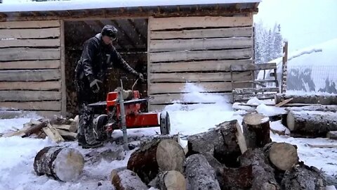 Cold Weather at the Cabin Life in Alaska 15