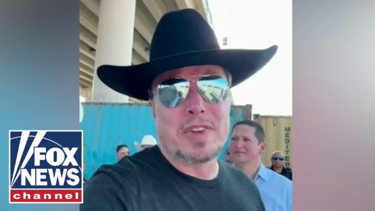 Elon Musk live streams unfiltered border visit