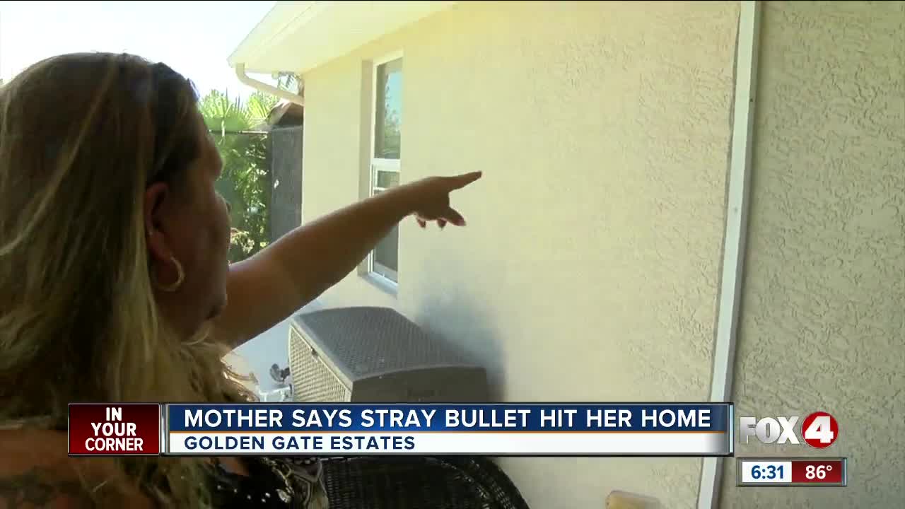 Collier County woman: stray bullet misses her and her 4-year-old daughter by a few feet