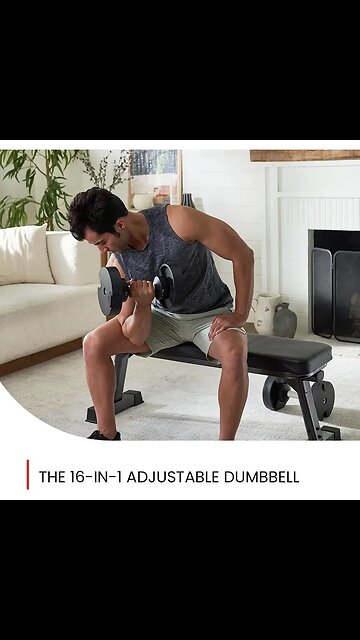 NUOBELL Adjustable Dumbbells Pair 5-80 lbs