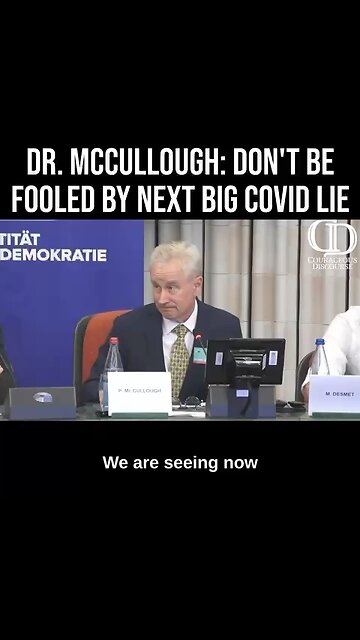 Dr McCullough explains why it’s the vaccine and not COVID