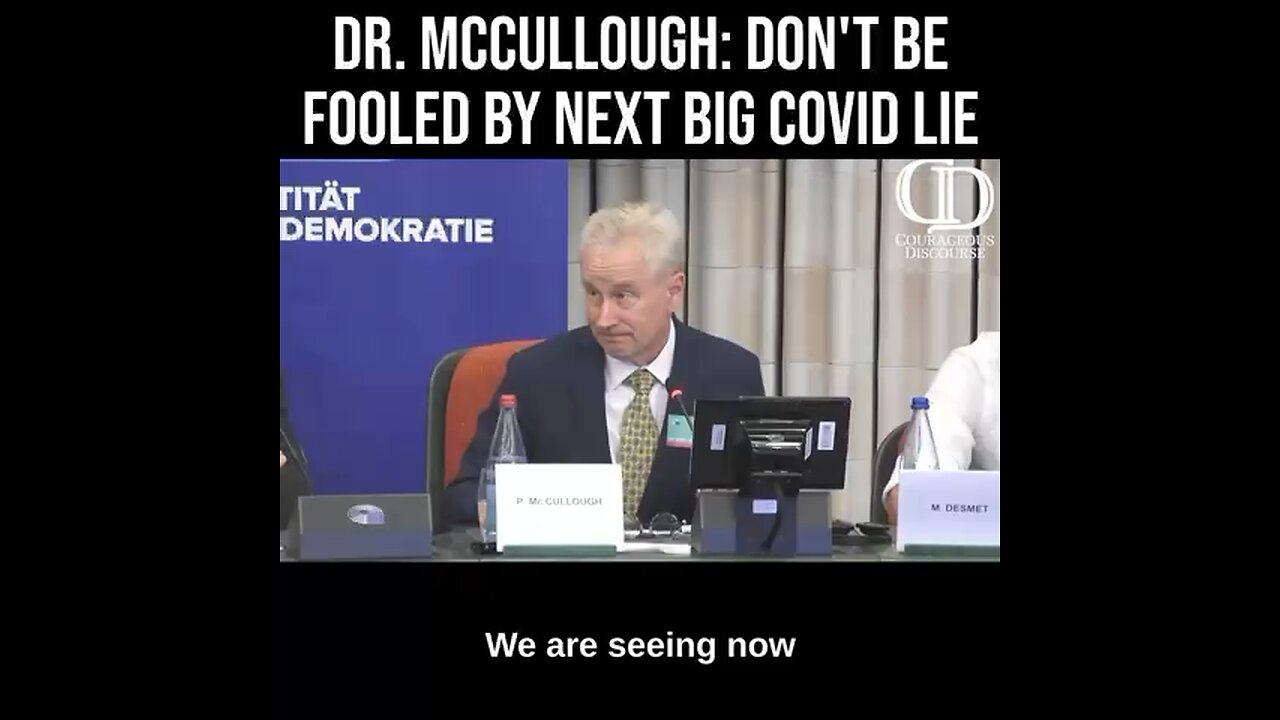 Dr McCullough explains why it’s the vaccine and not COVID