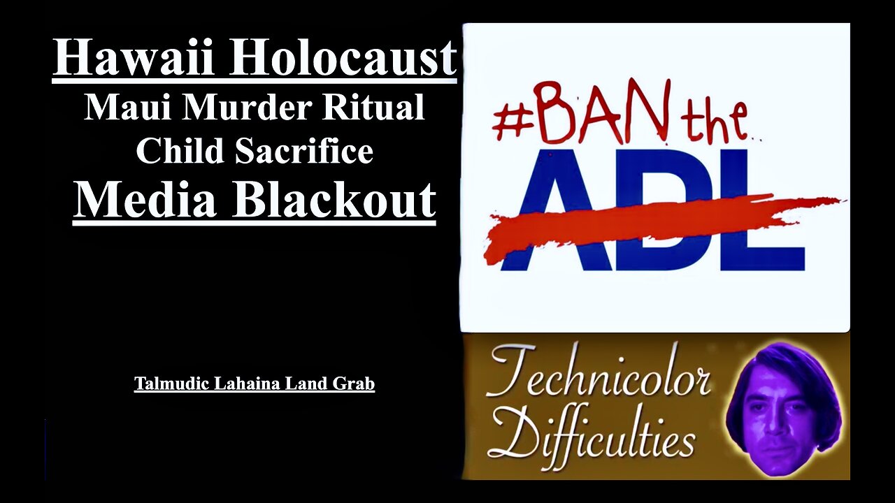 Ban ADL Trends On Twitter X After Hawaii Holocaust Maui Murder Ritual Expose Talmudic Goy Sacrifice