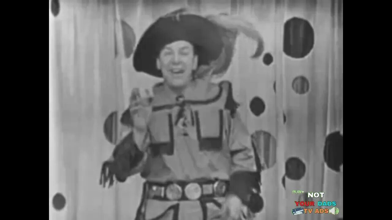 Howdy Doody 3 Musketeers Commercial (1950s)