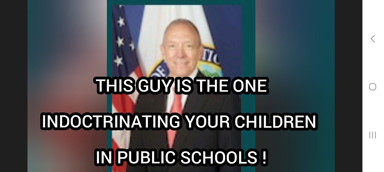 TED MITCHELL IS HIS NAME. WHO IS INDOCTRINATING YOUR CHILDREN .