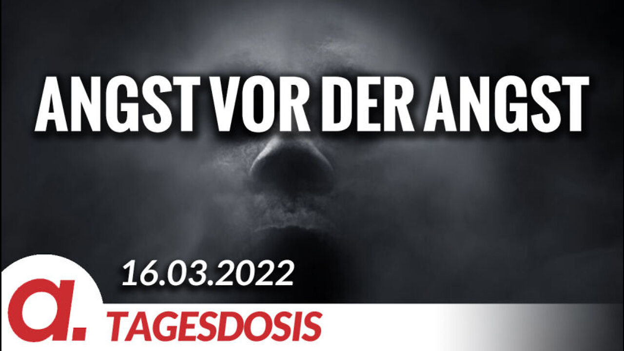 Angst vor der Angst | Von Rüdiger Lenz