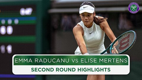 Ruthless from Raducanu - Emma Raducanu vs Elise Mertens - Highlights - Wimbledon 2024