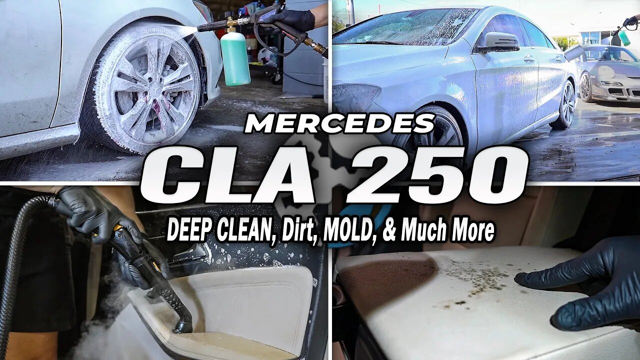 Mercedes CLA 250 | Crazy Exterior & Interior DEEP Clean! | TOTALLY DIFFERENT Car Afterwards!