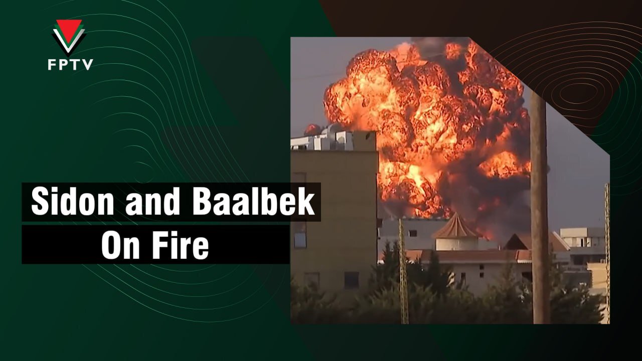 Saidon and Baalbek Historic Cities Bombarded by Zionist Airforce