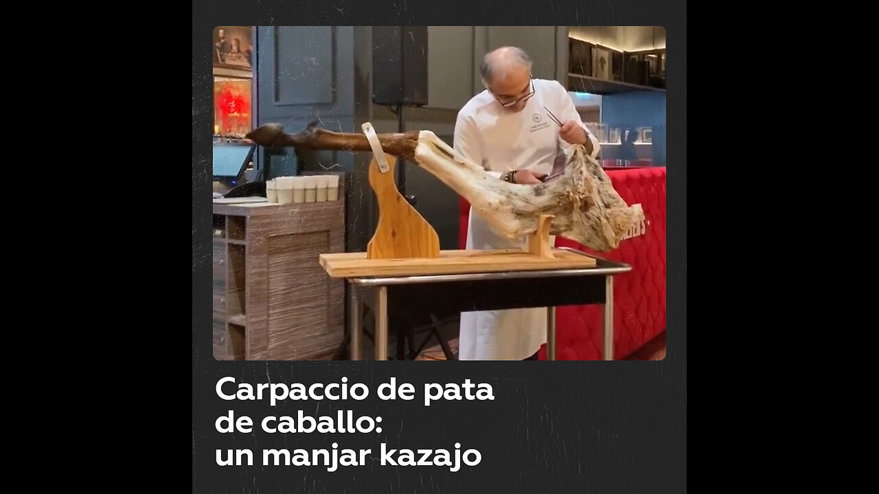 Kazajistán: el lujoso ‘carpaccio’ de carne de caballo