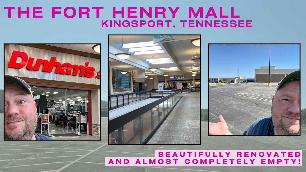 Beautiful Empty Mall in Kingsport, Tennessee - Fort Henry Mall & Dunham's Sports