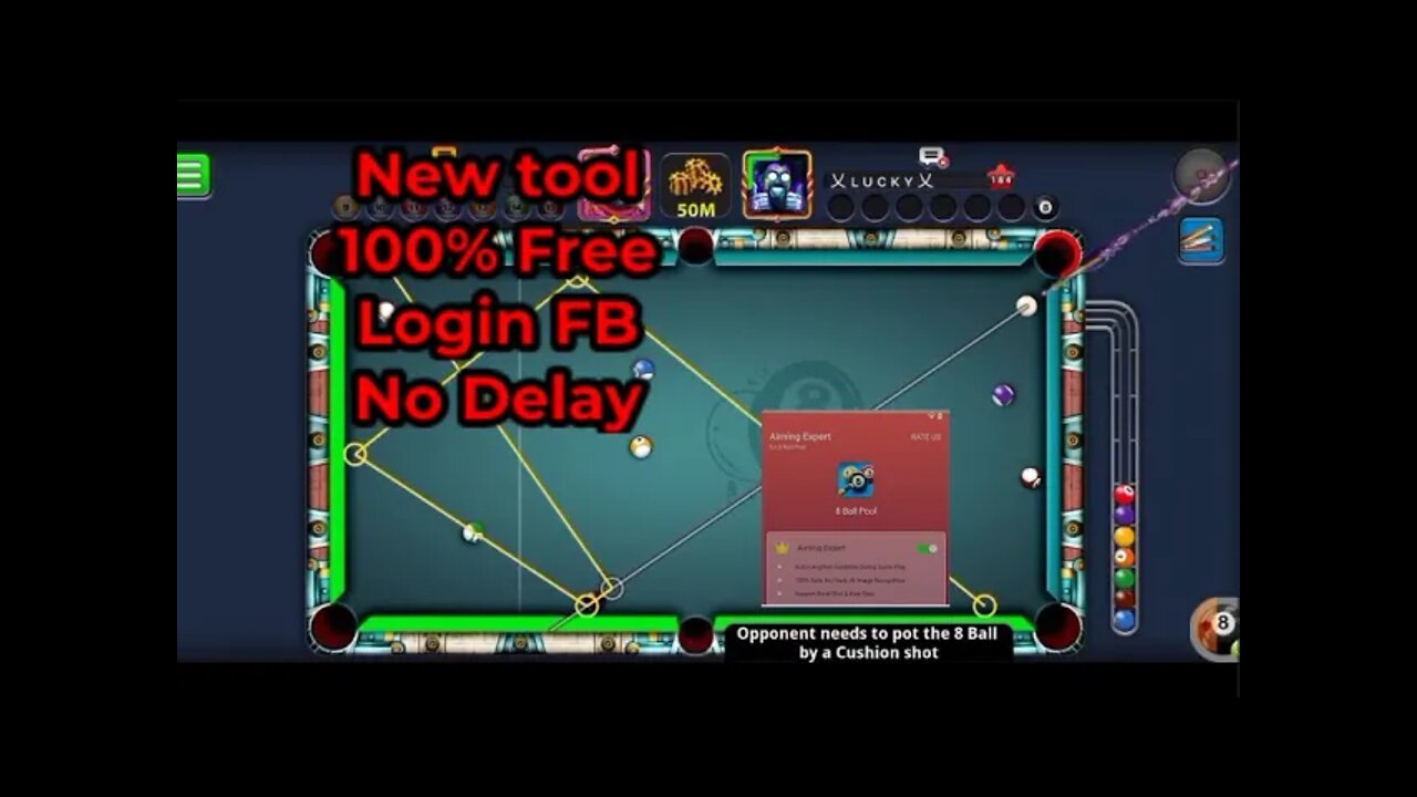 Hack Garis Panjang 8 ball pool 4 Line 100% ON Free 2022