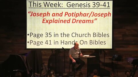 Joseph interprets dreams