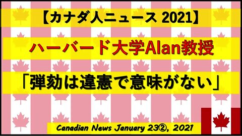 ハーバード大学Alan教授「弾劾は違憲で意味がない」