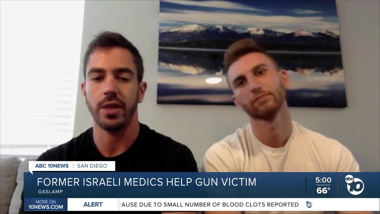 Former Israeli soldiers save Gaslamp shooting victim