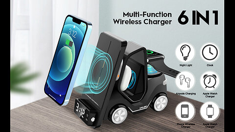 Car shape Wireless charger