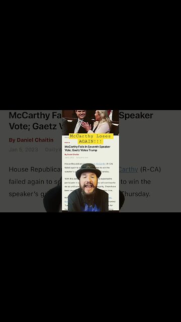 US Congress Holds 7th House Speaker Vote!