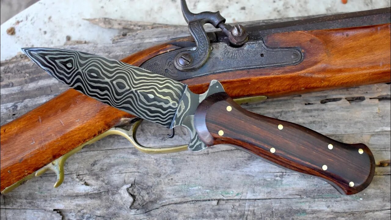 Pattern welded Boot Dagger