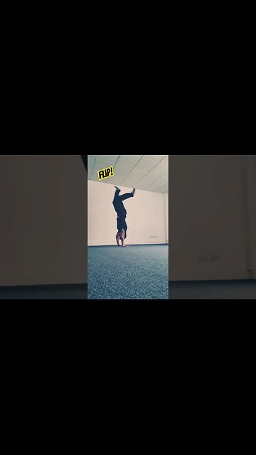Here We Go!😁 #handstandpress #handstandworkout #flip #fitness #beegees #fail #mobility #lol #energy