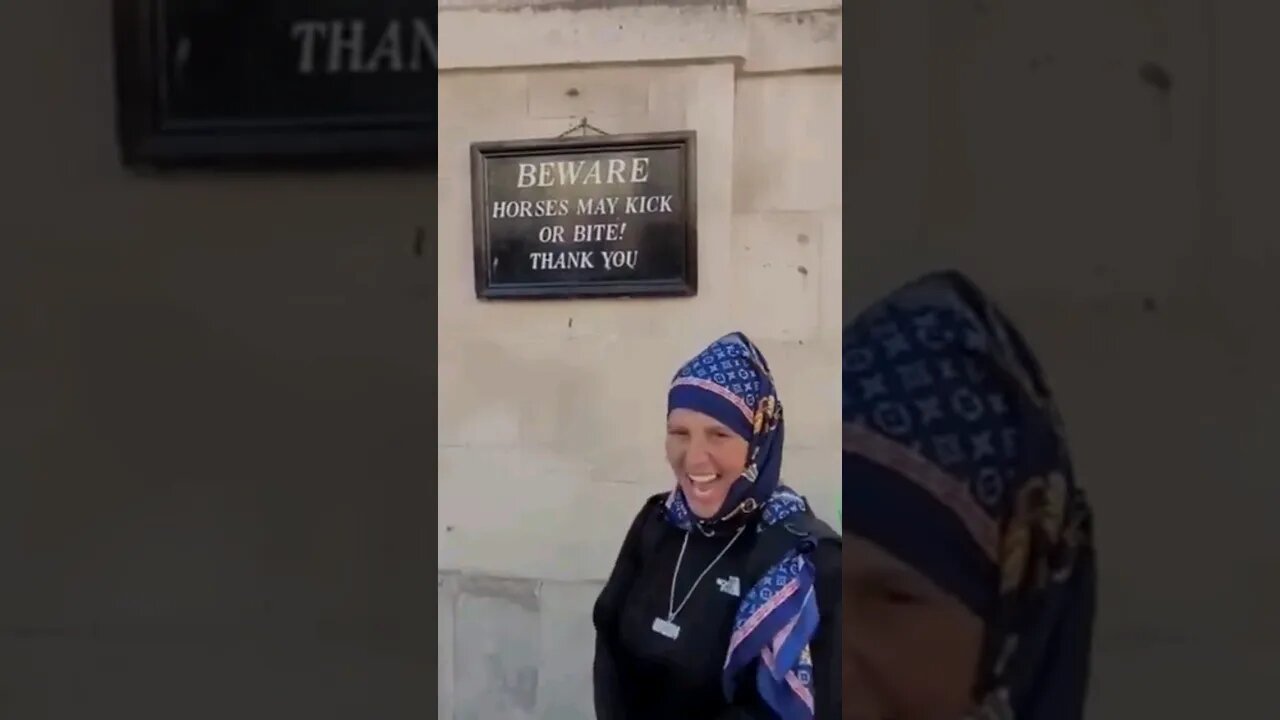 Karen's laugh #horseguardsparade