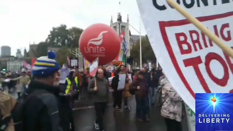 Unite The Union march behind Communist Party of Britain