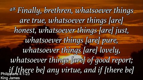 Sunday Evening, Oct 2nd - You are what you think