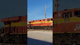 Florida East Coast Railway 105 at Big Tree Road South Daytona Florida 4:10 PM DECEMBER 18 2022