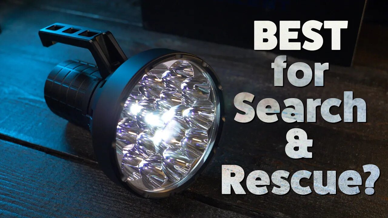 Imalent SR16: BEST Search & Rescue light? (review & beam test)