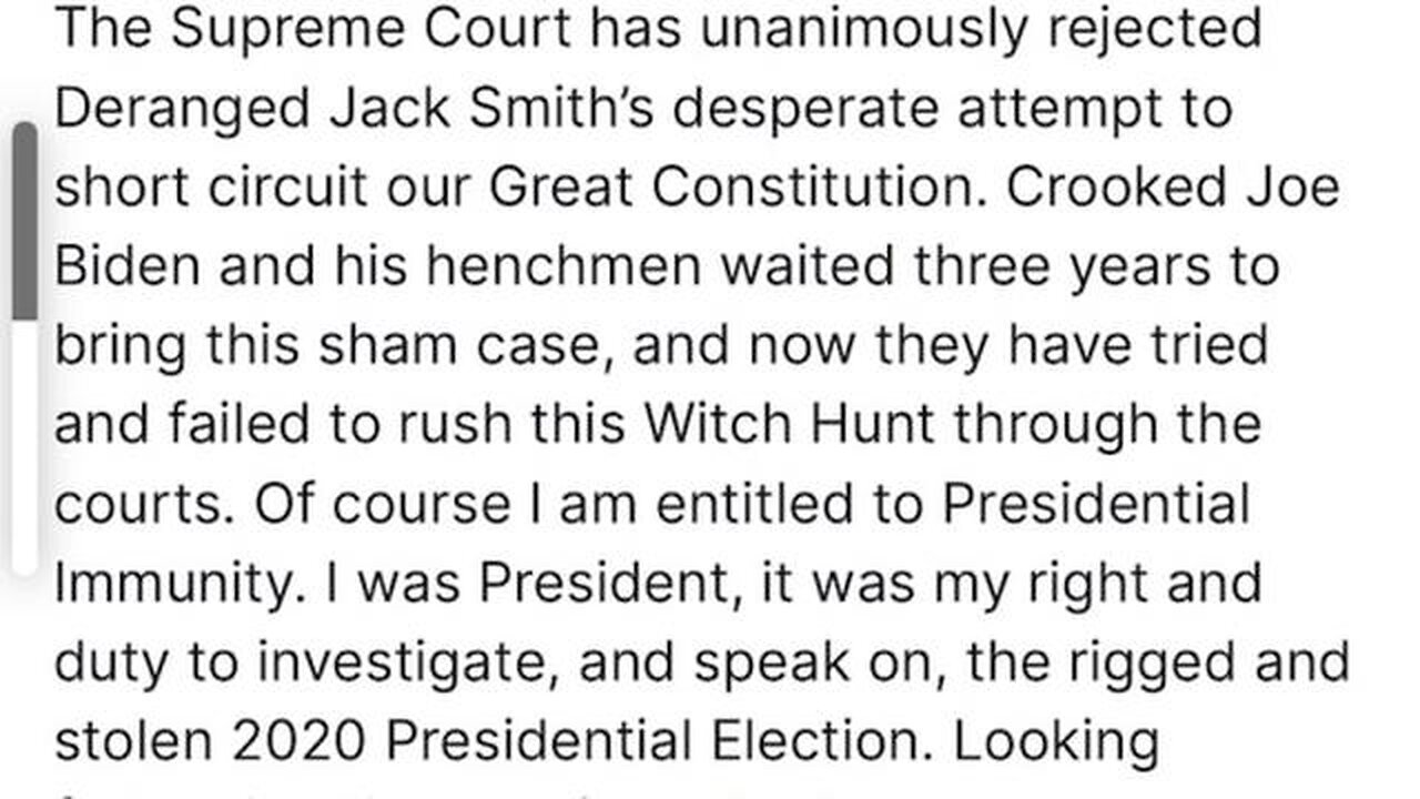 DESPERATE LIBERAL MEDIA COPES OVER SCOTUS NUKING JACK SMITH 12-22-23 BLACK CONSERVATIVE PERSPECTIVE