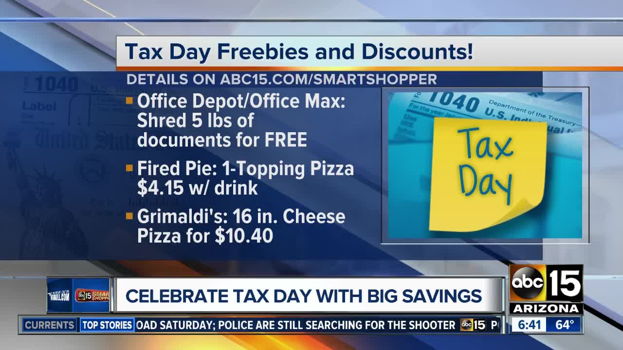 Celebrate Tax Day with big savings!