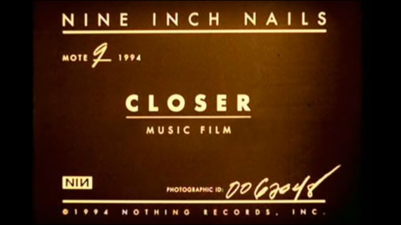 Nine Inch Nails - Closer (Director's Cut)