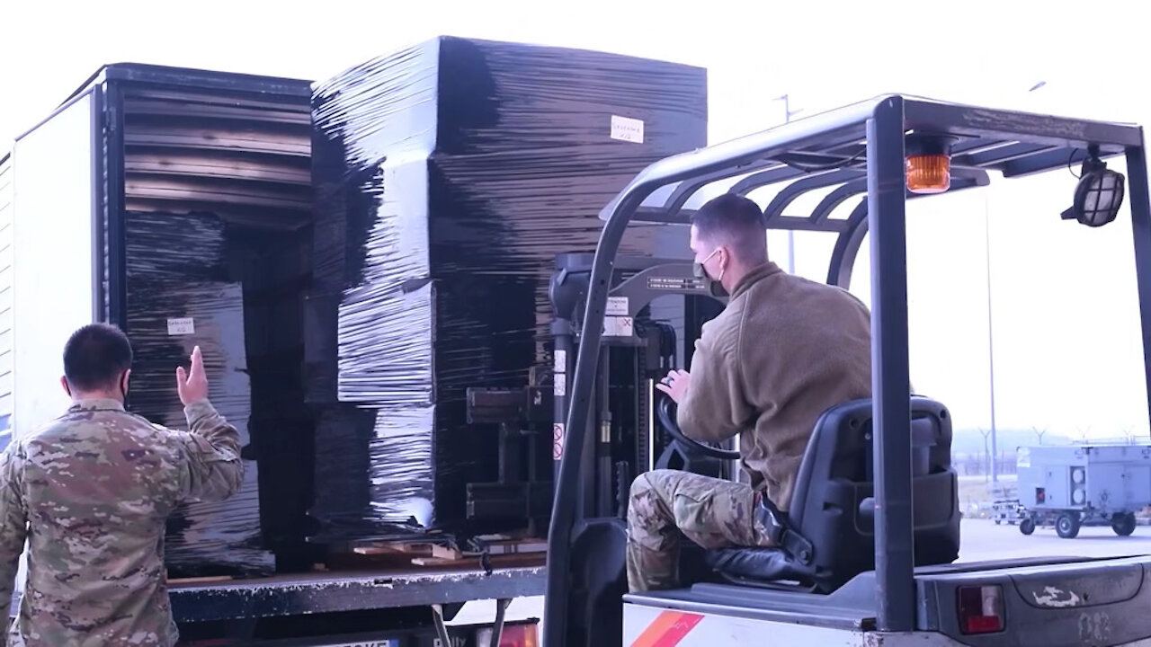 Aviano Air Base Humanitarian PPE Delivery