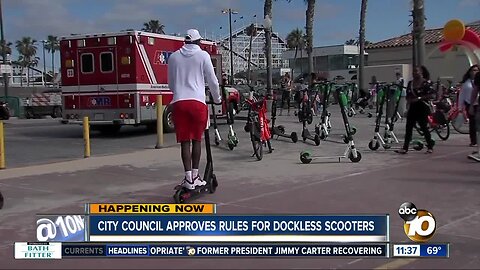 San Diego City Council finalizes approval of dockless scooters regulations