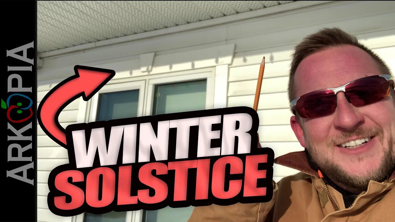 Winter Solstice To Do List - Measuring and taking reference where the sun is when lowest in the sky