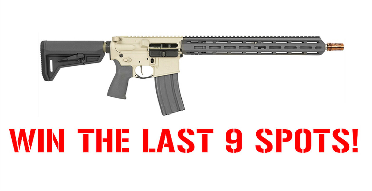 Q Sugar Weasel 16″ 5.56 MINI #4 FOR THE LAST 9 SEATS IN THE MAIN WEBINAR