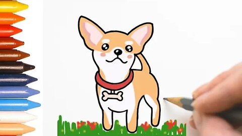 COMO DESENHAR CHIHUAHUA KAWAII FÁCIL