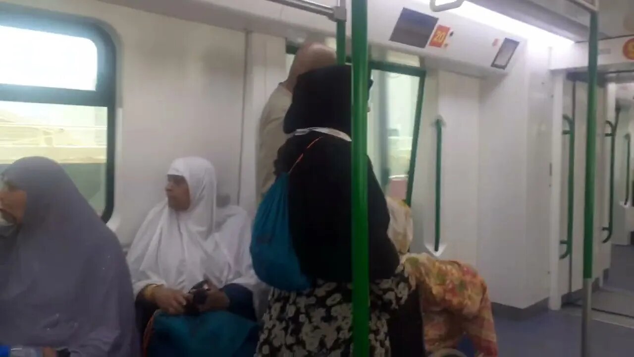 Hajj Day 4 Metro train for Hujjaj #hajj