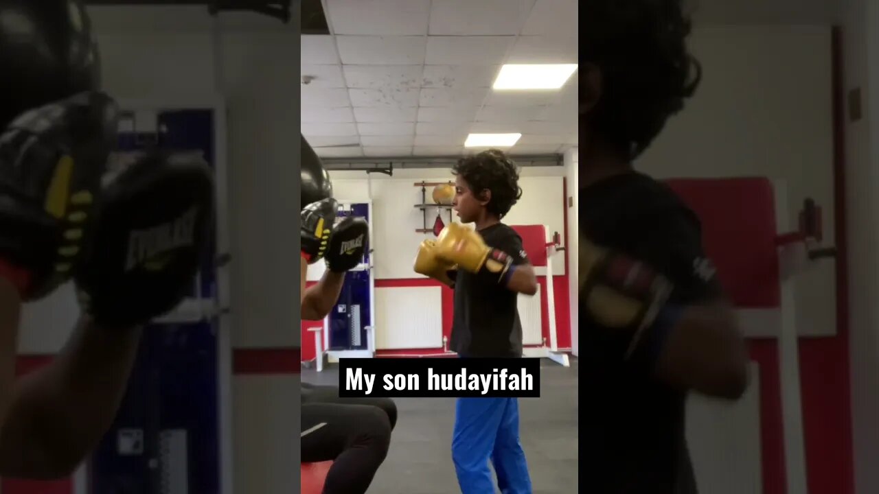 My son Hudayifah needs to step it up.
