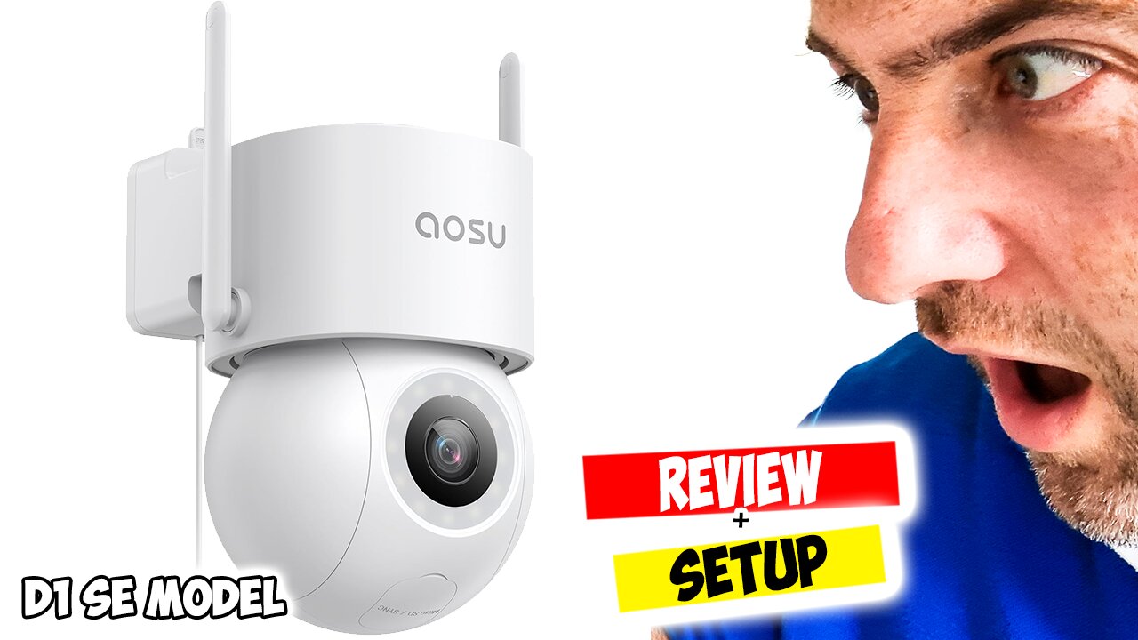 Outdoor Security Camera Review | AOSU D1 SE Setup & Review